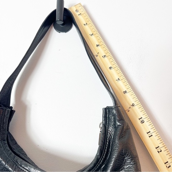 Vintage Carolee Genuine Black Leather Bag - Picture 15 of 16